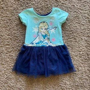 Girls Frozen Elsa Tutu Dress